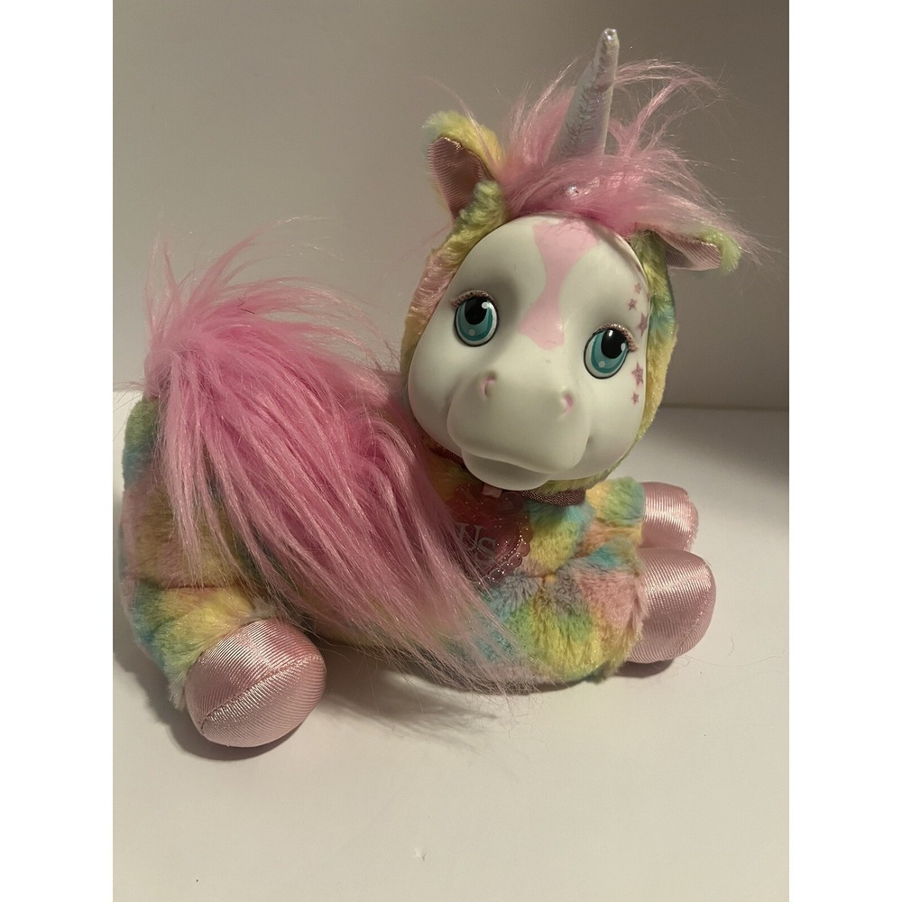 HASBRO Unicorn SURPRISE Mom Just Play VINTAGE Rainbow Plush Stuffed Animal